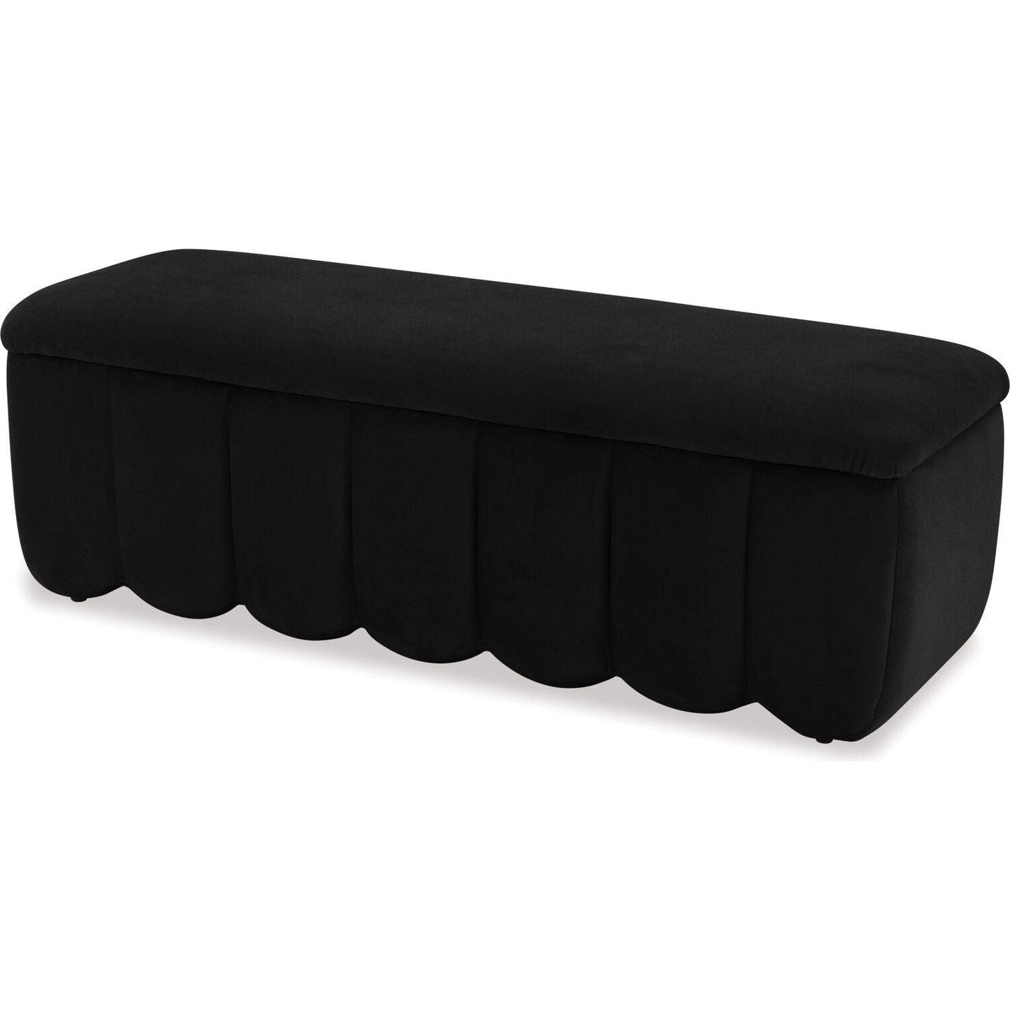 Jordan Storage Ottoman - Black
