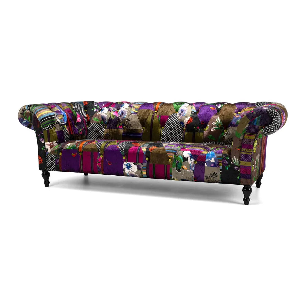 Patchwork 3-Seater Sofa
