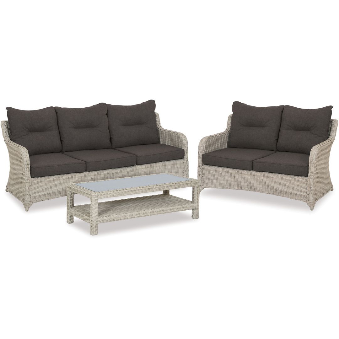 Bali 3-pc Outdoor Lounge Suite