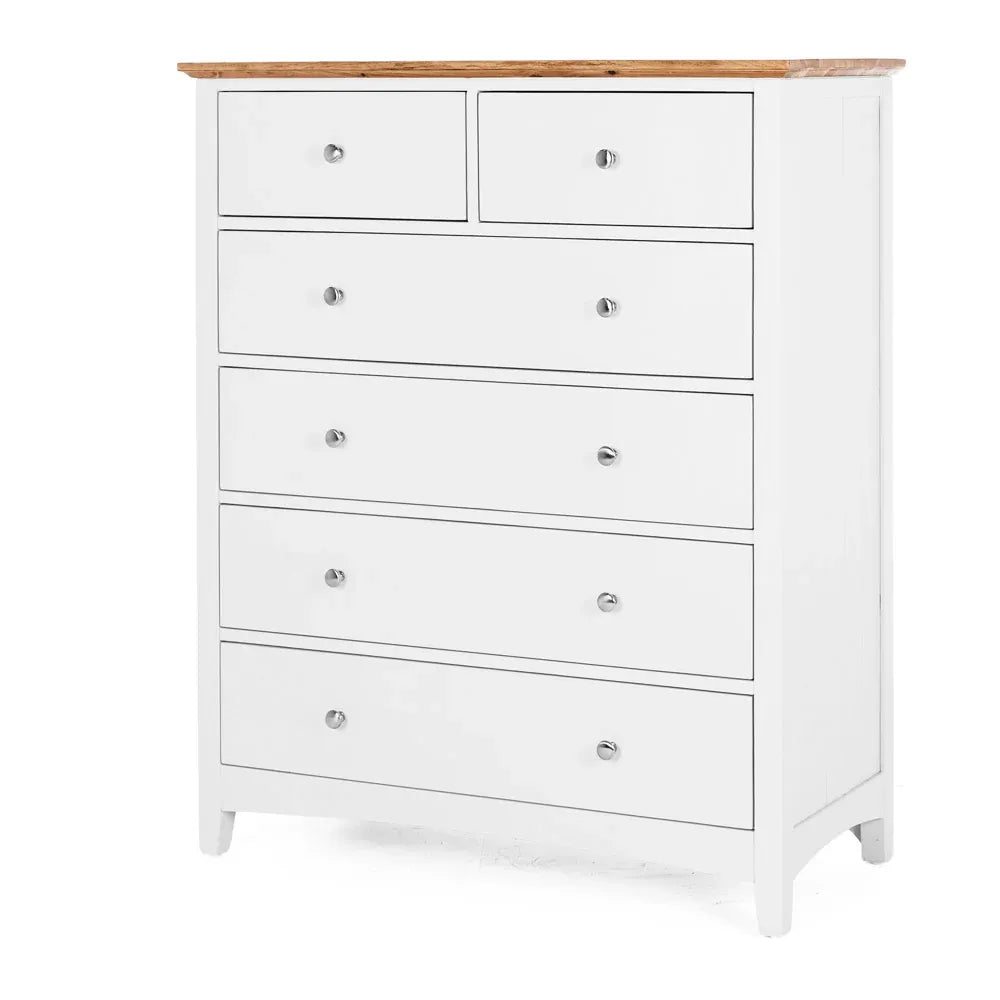 Jessica 6-Drawer Chest - Oak