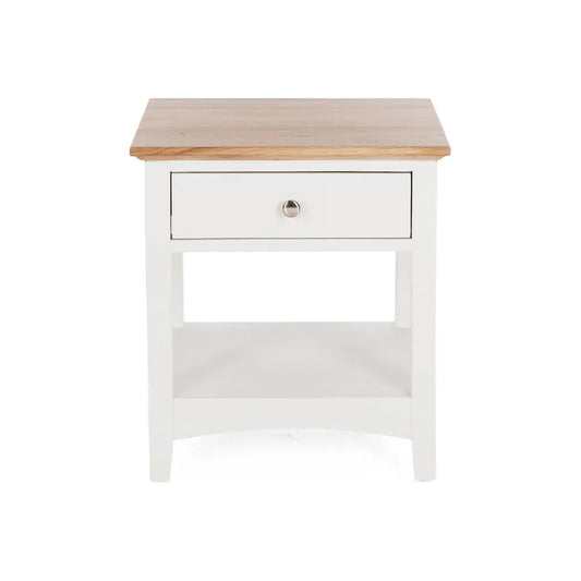 Jessica 1-Drawer Bedside - Oak