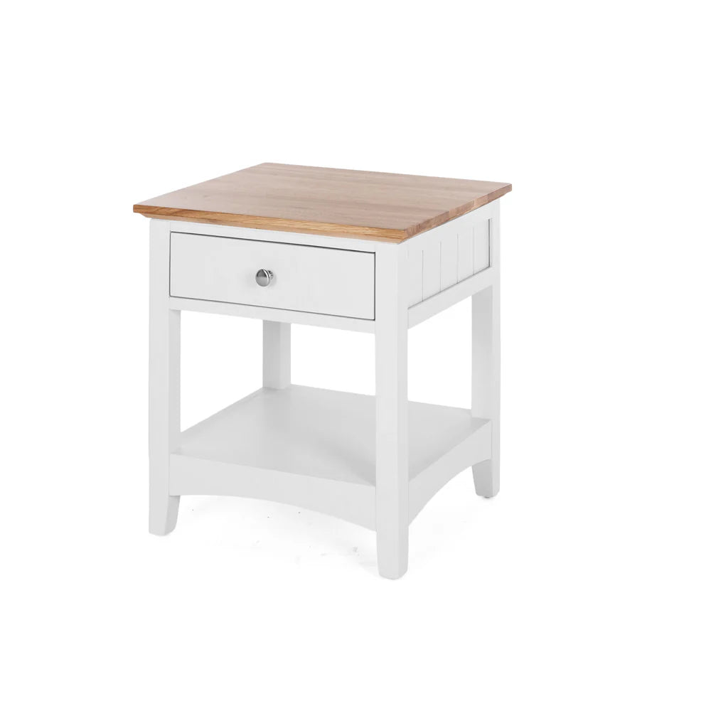 Jessica 1-Drawer Bedside - Oak