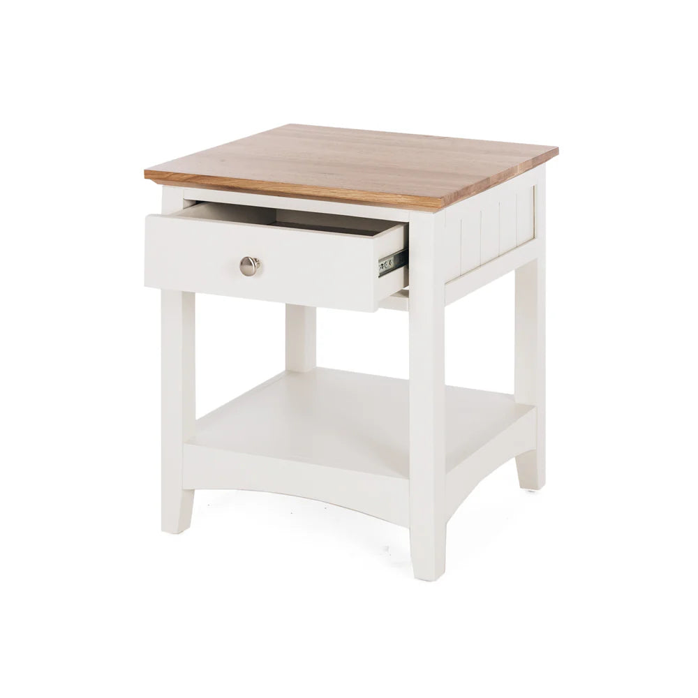 Jessica 1-Drawer Bedside - Oak