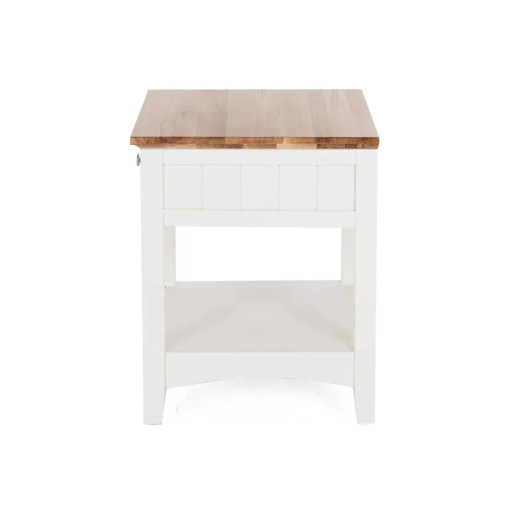 Jessica 1-Drawer Bedside - Oak