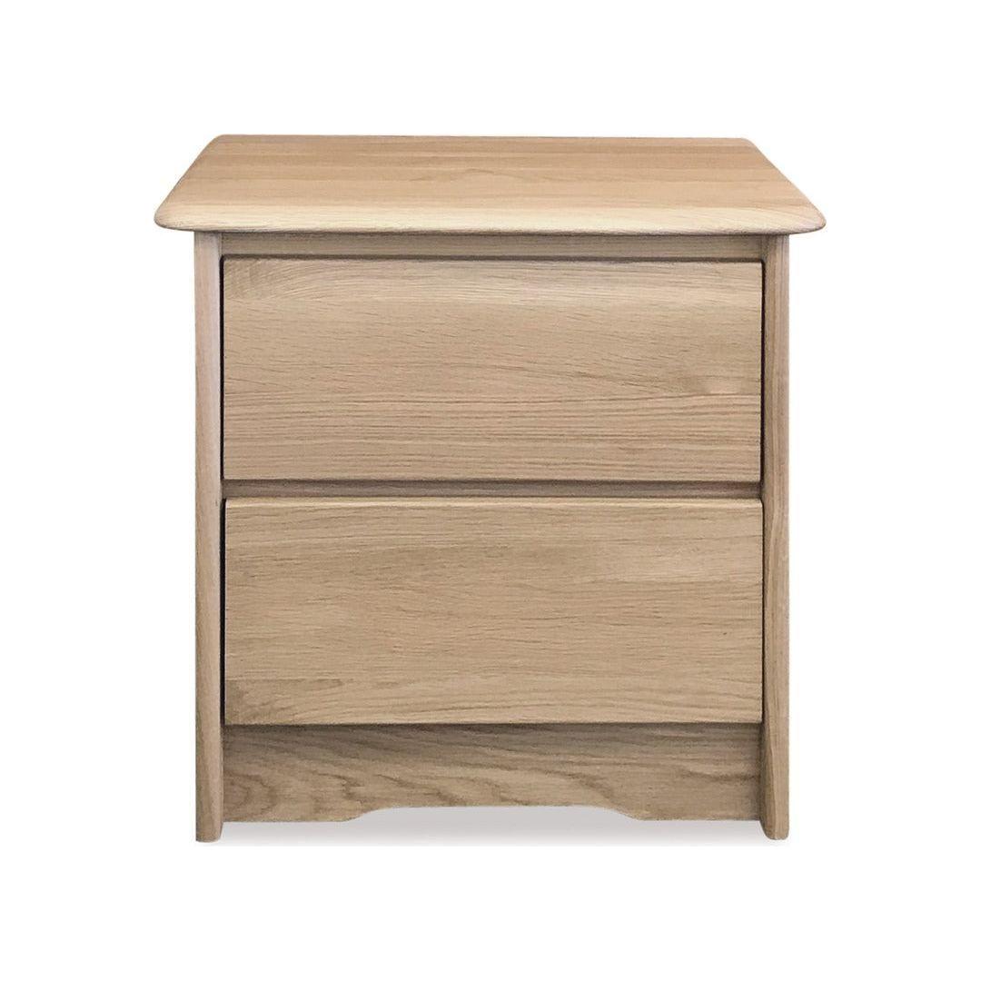 Strada 2-Drawer Bedside
