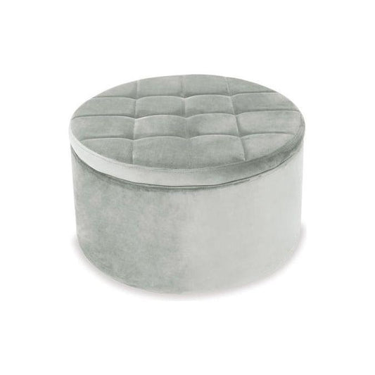 Chest Ottoman with Storage - Grey