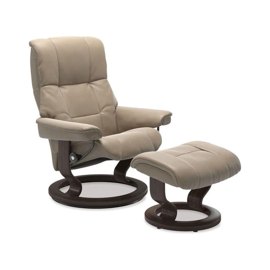 Mayfair Medium Leather Recliner - Classic Base