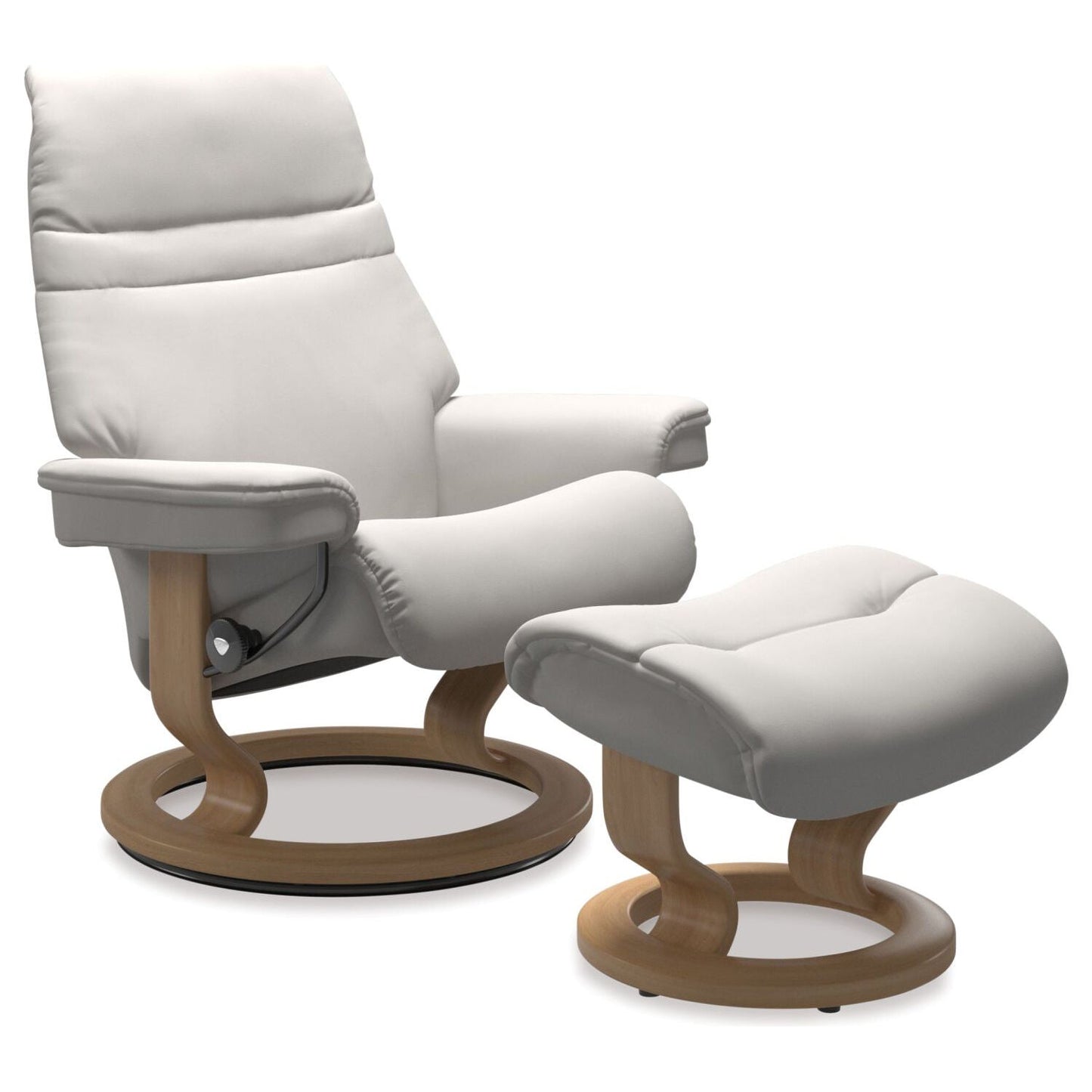 Sunrise Large Leather Recliner - Classic Base