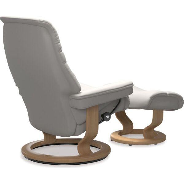 Sunrise Large Leather Recliner - Classic Base