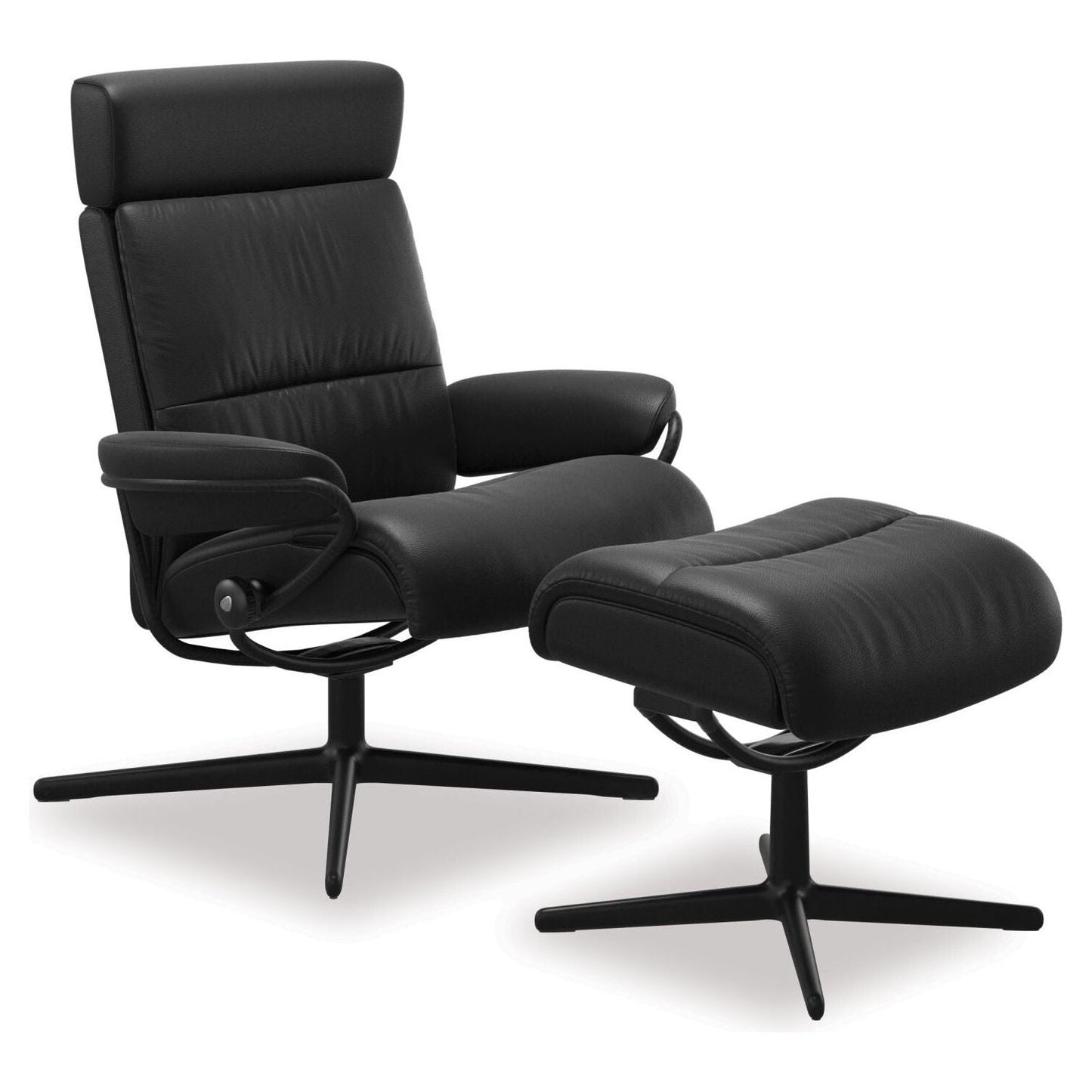 Tokyo Recliner with Adjustable Headrest - Cross Base