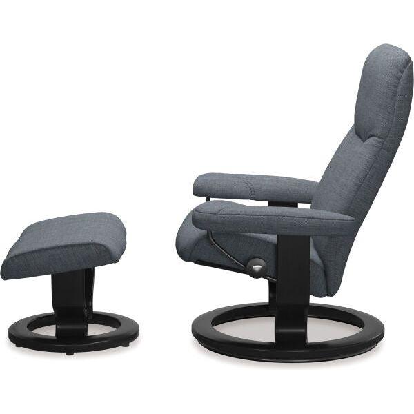 Consul Medium Fabric Recliner - Classic Base