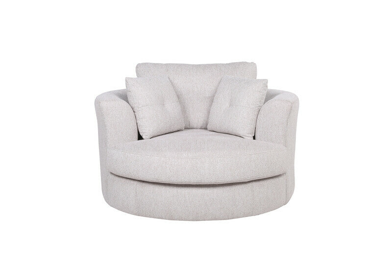 Alva Swivel Armchair - Fabric