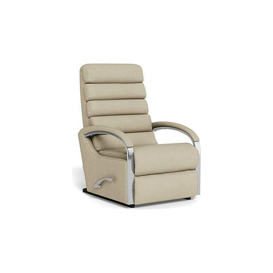 Anika Chrome Rocker Recliner - Leather