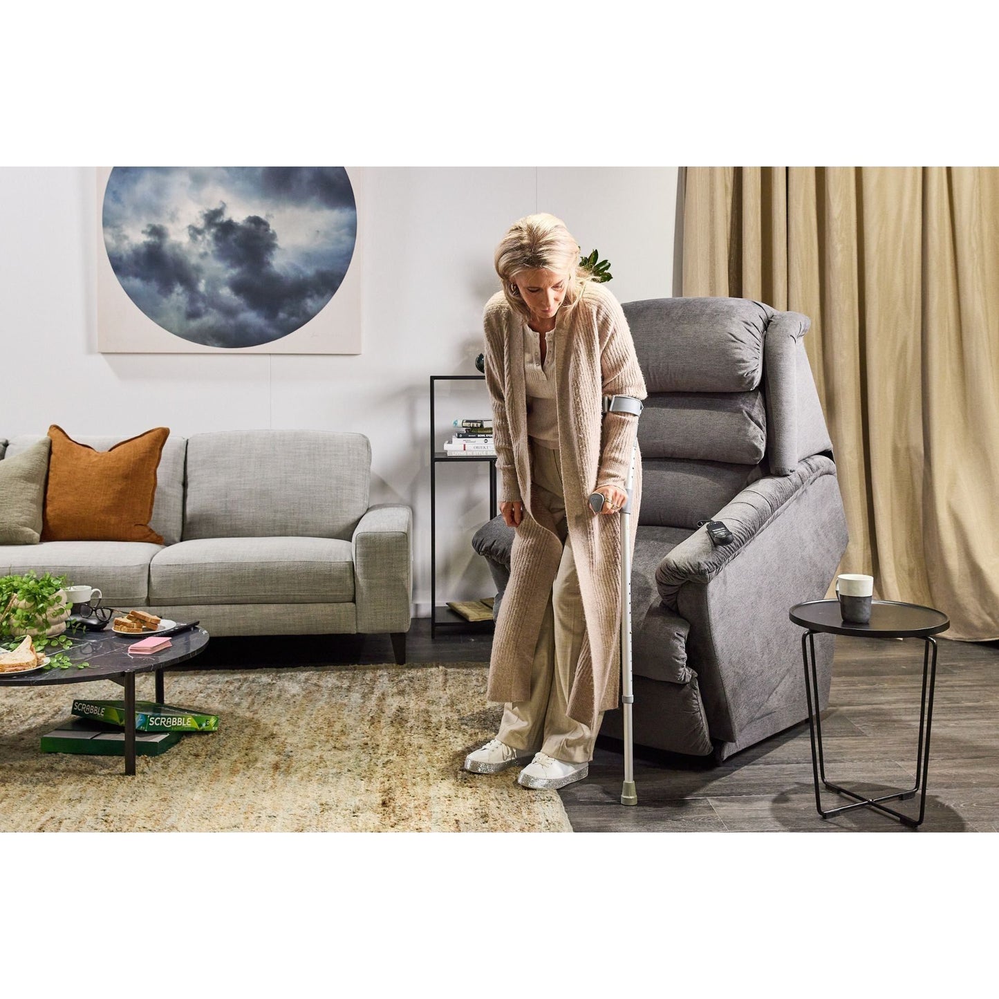 Astor Platinum Lift - Fabric