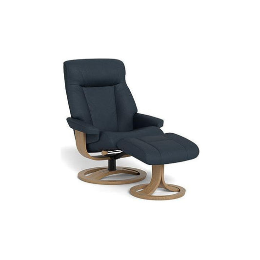 Atlanta Recliner & Footstool - Leather
