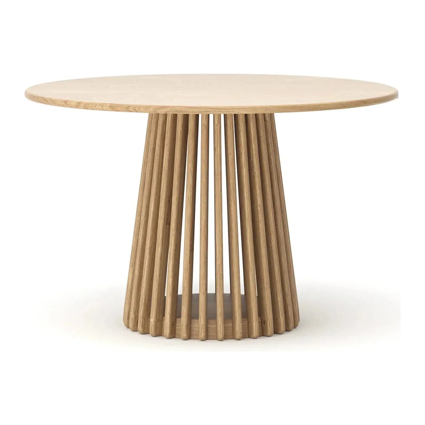 Bur Round Dining Table