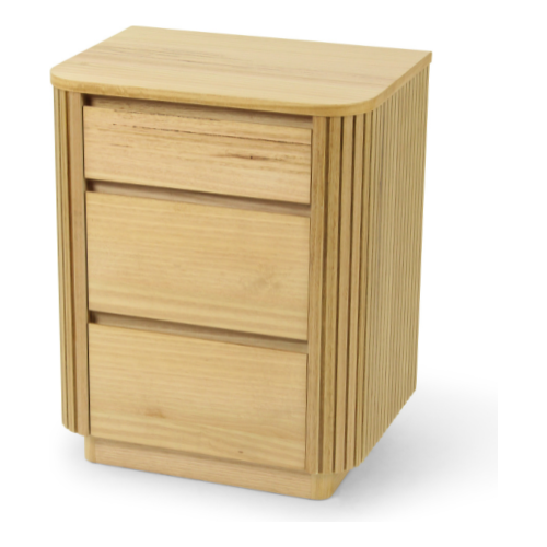 Carolina 3-Drawer Bedside
