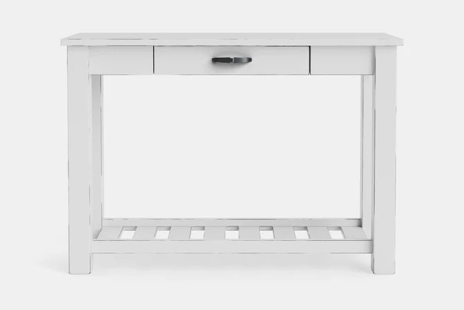 Charlton Hall Table with Rack and Drawer