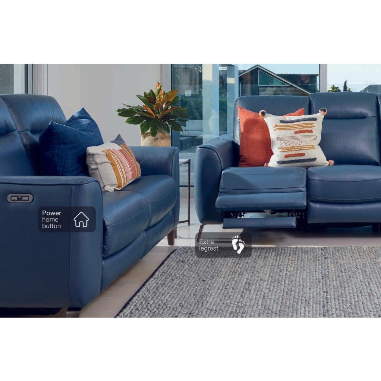 Colorado 3-Seater Power Reclining Sofa - Leather