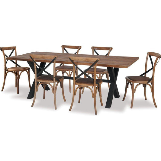Cross 1800 7-Piece Dining Suite