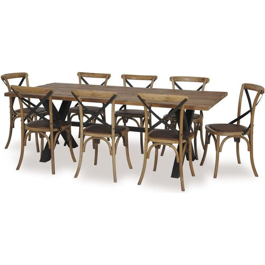 Cross 2200 9-Piece Dining Suite