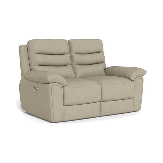 Derby 2 Seater Power Reclining Sofa - Leather