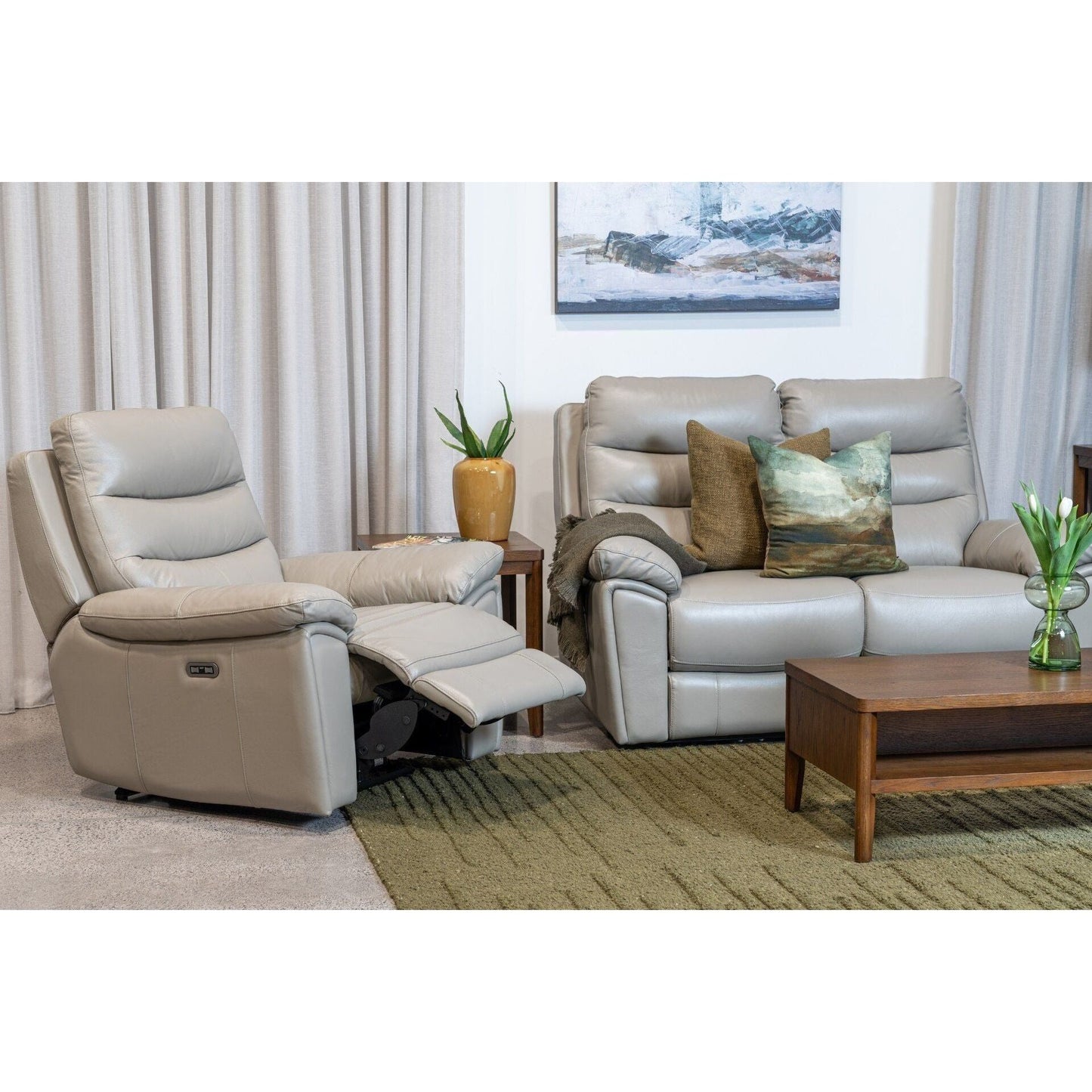 Derby Power Recliner - Leather