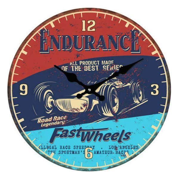 Fast Wheels 30cm Clock