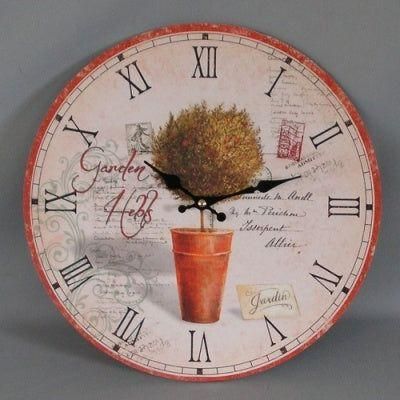 Garden 34cm Clock