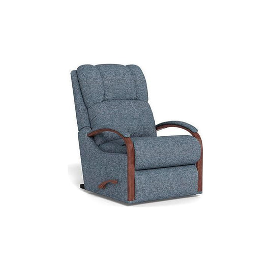 Harbor Town Mahogany Rocker Recliner - Fabric
