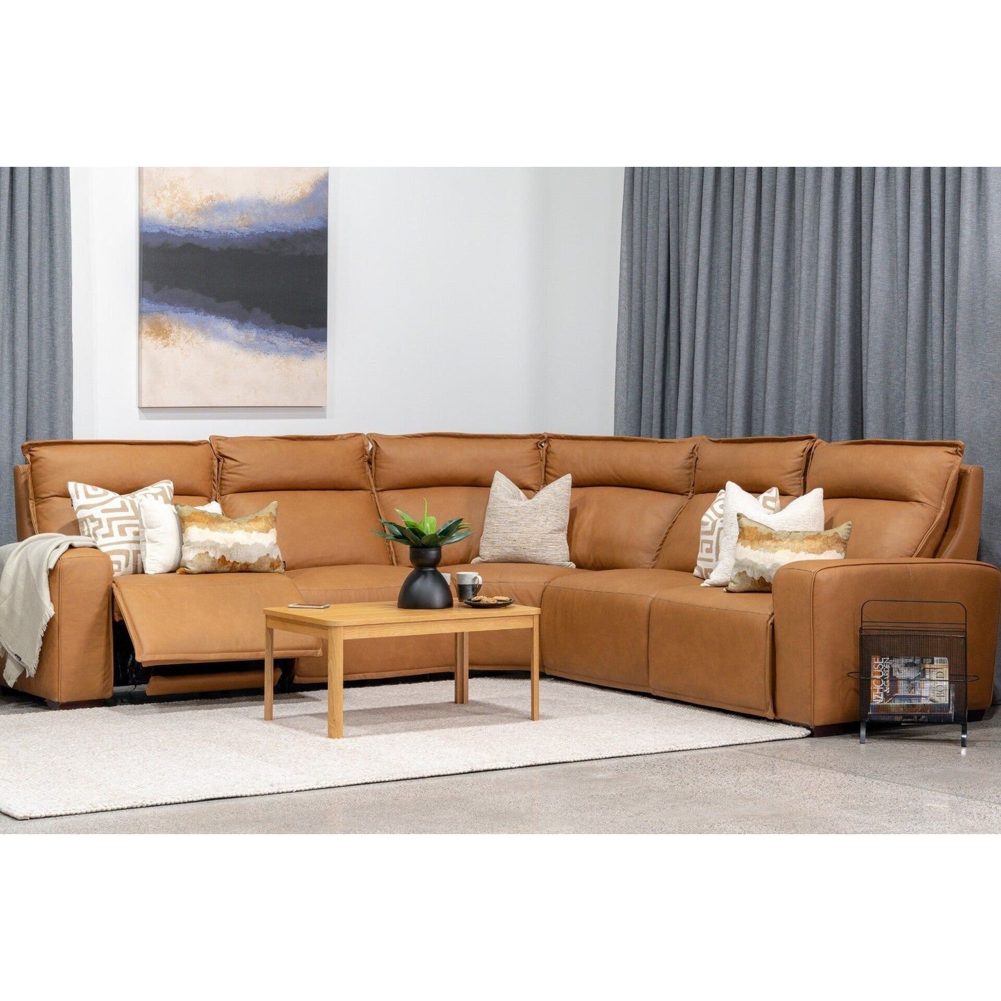 Hartford 5-Piece Modular - Leather