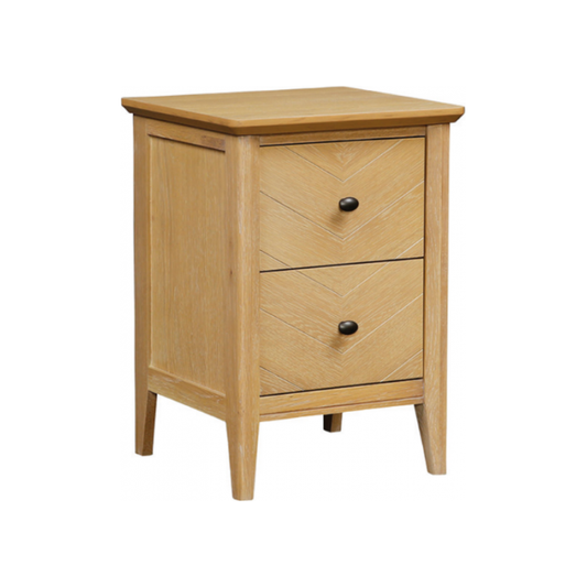 Hemsly 2-Drawer Bedside