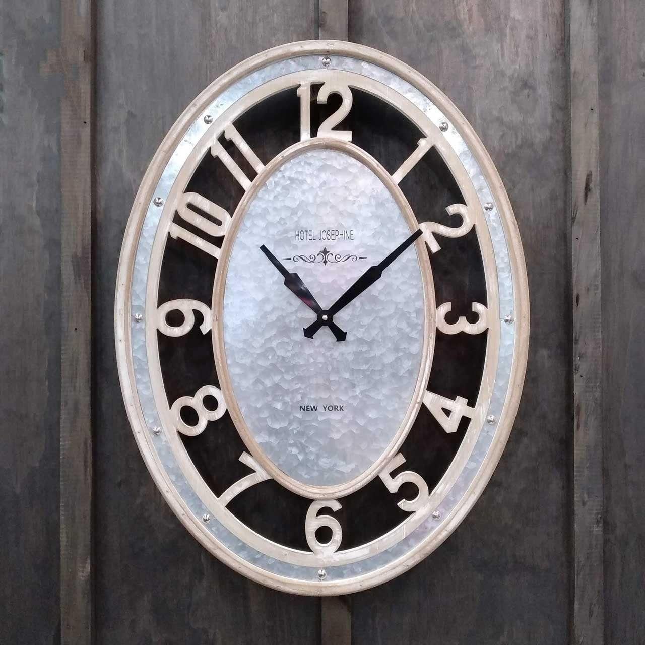 Hotel Josephine Oval Clock