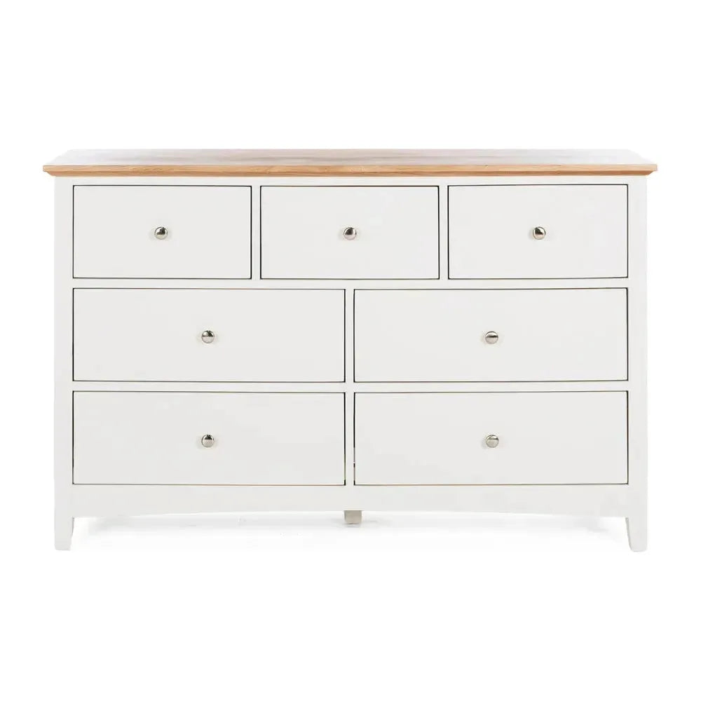 Jessica 7-Drawer Dresser - Oak