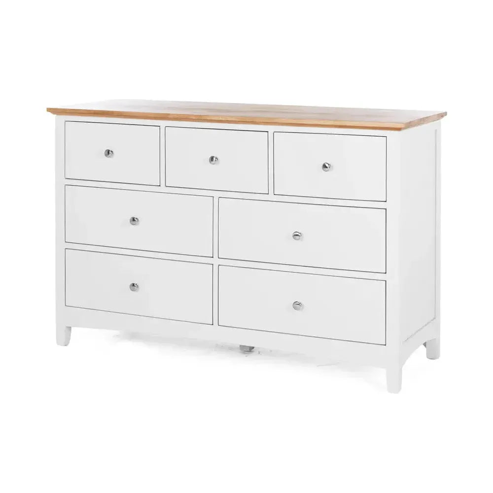 Jessica 7-Drawer Dresser - Oak