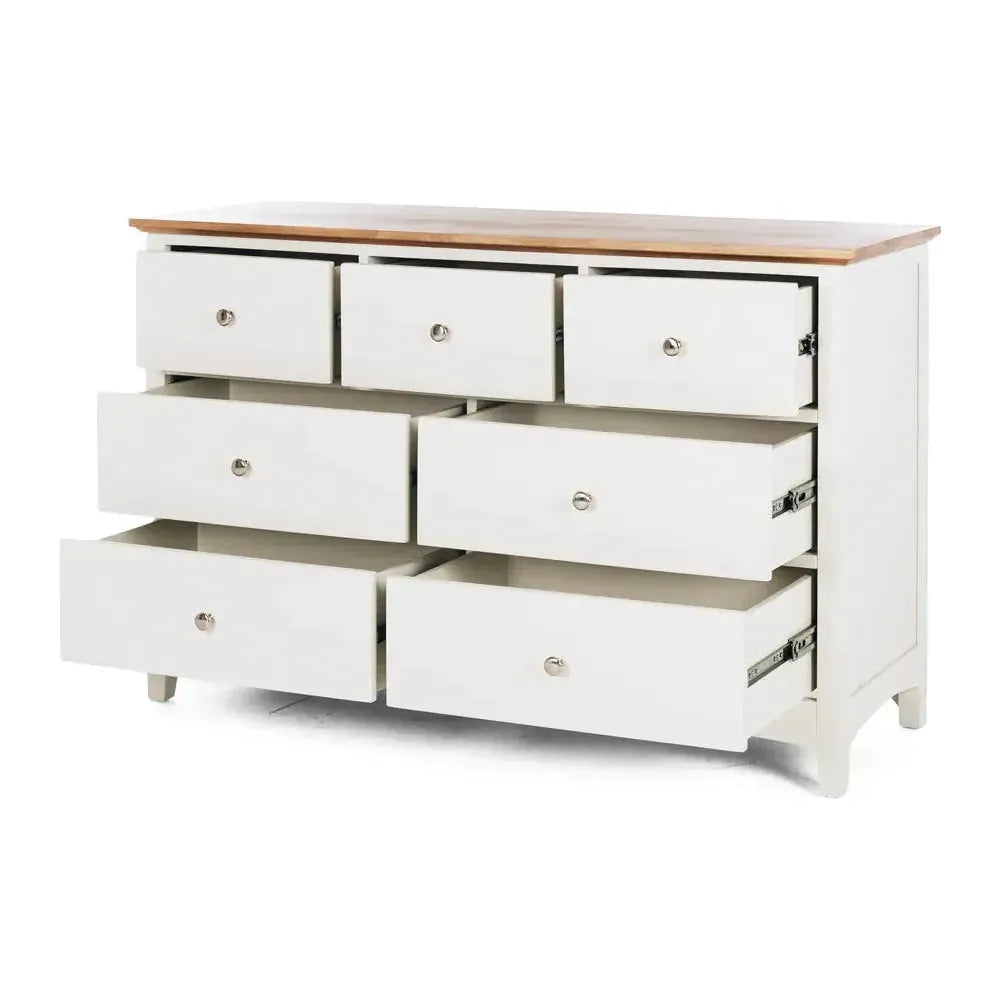 Jessica 7-Drawer Dresser - Oak