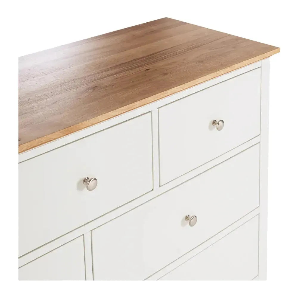 Jessica 7-Drawer Dresser - Oak