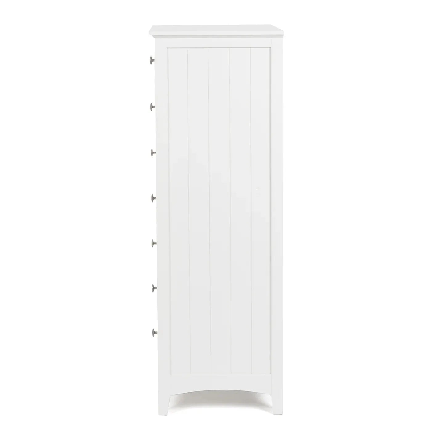 Jessica 7-Drawer Tallboy - White
