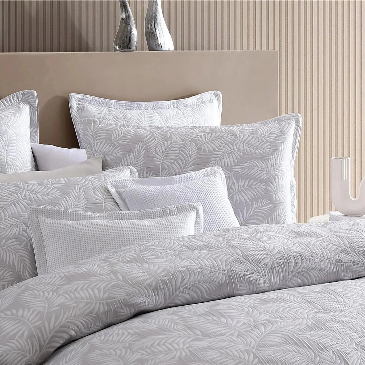 Koko Silver Duvet Cover Set