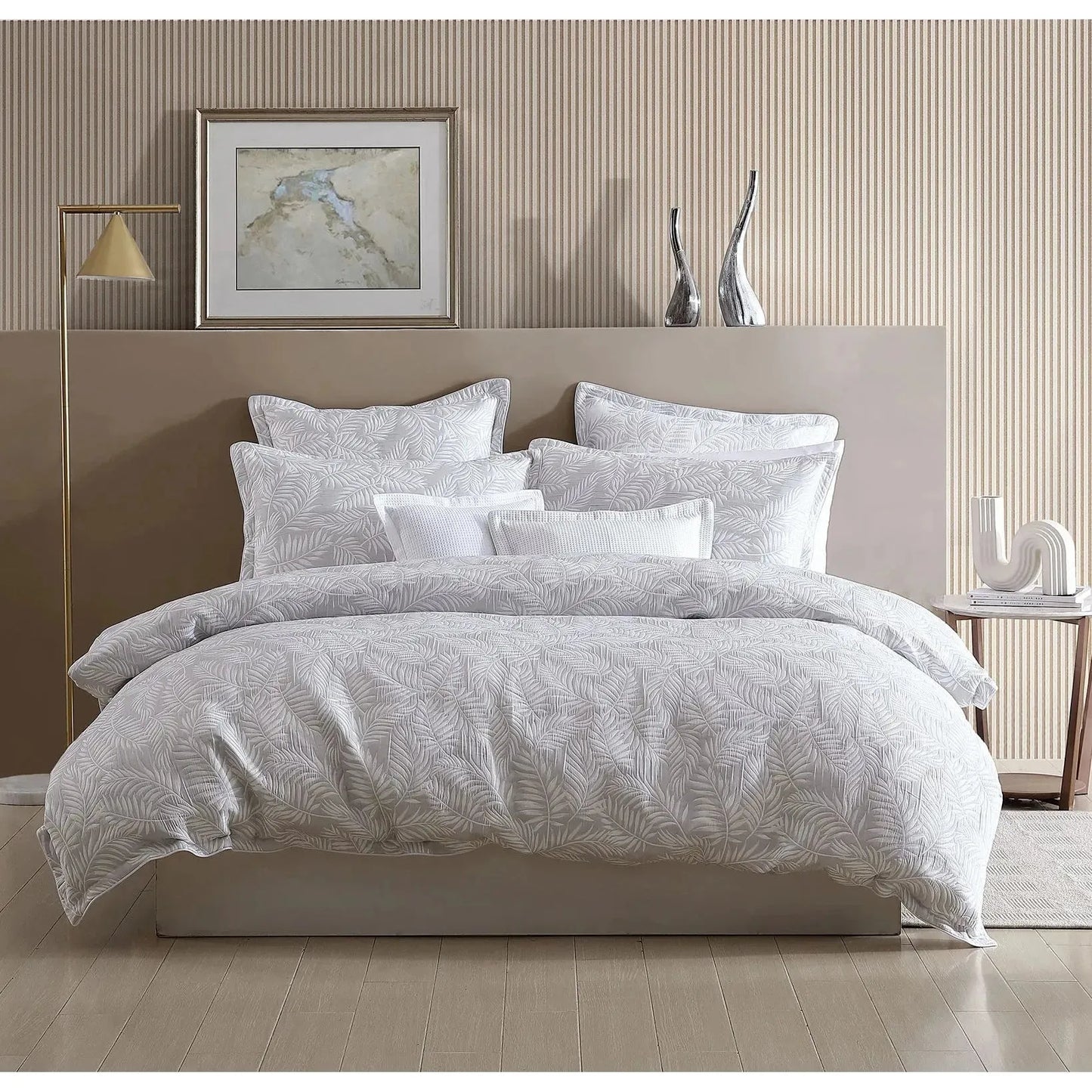 Koko Silver Duvet Cover Set