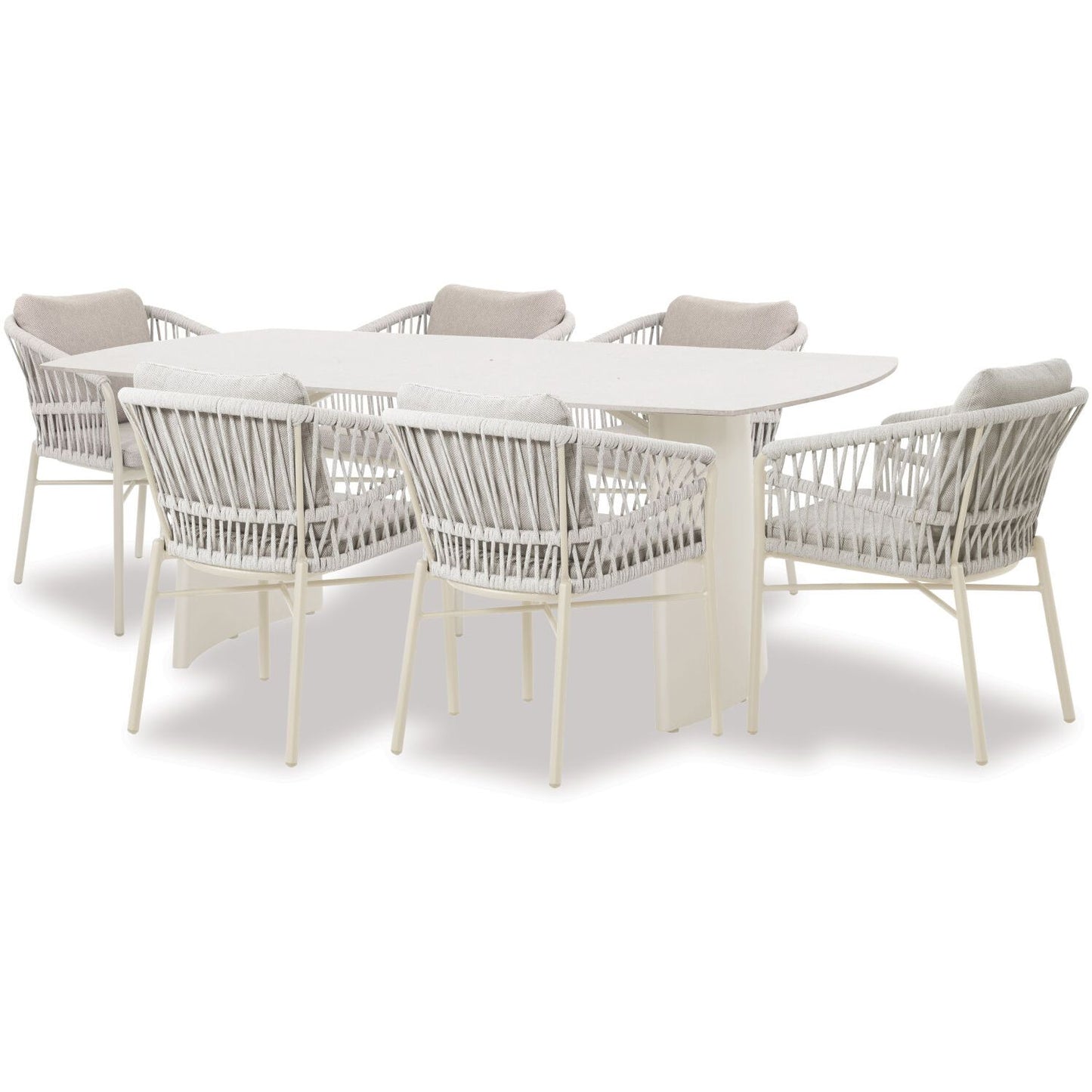 Lennox 7-pce Outdoor DIning Suite