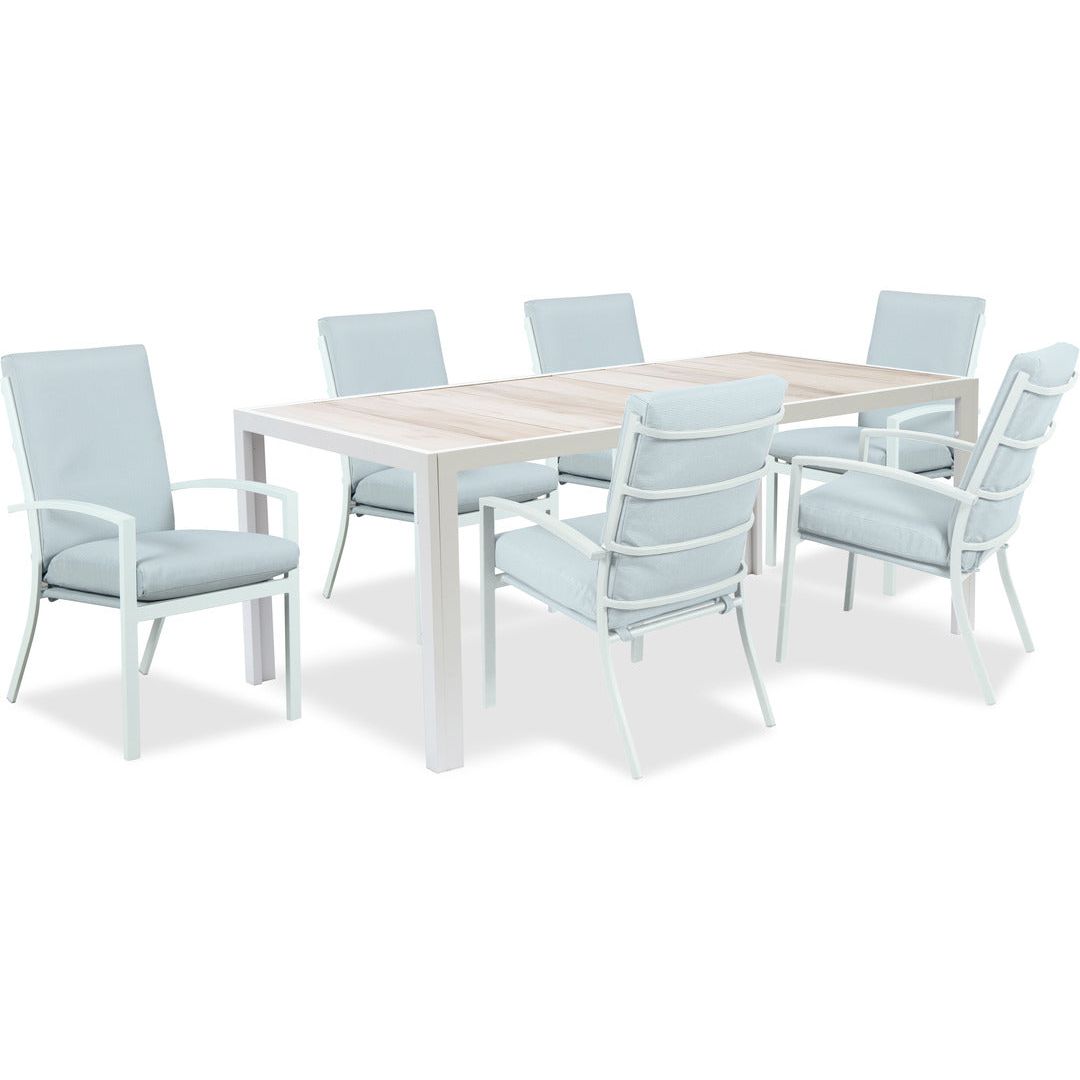 Luca/Matzo 7-pce Outdoor Dining Suite