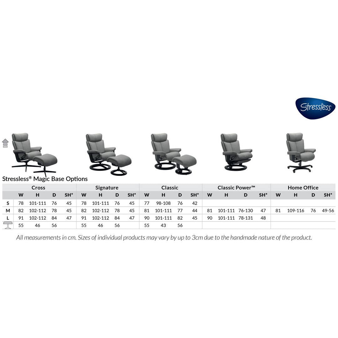 Magic Large Recliner - Cross Base