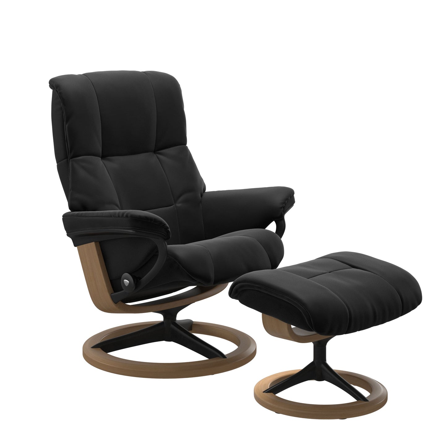 Mayfair Medium Leather Recliner - Signature Base