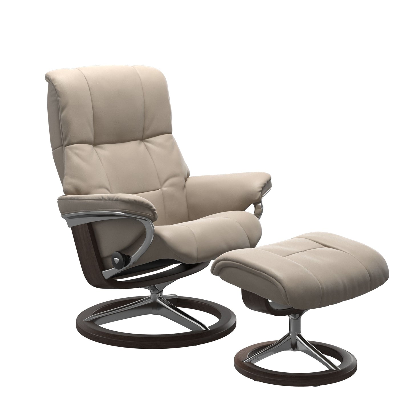 Mayfair Medium Leather Recliner - Signature Base