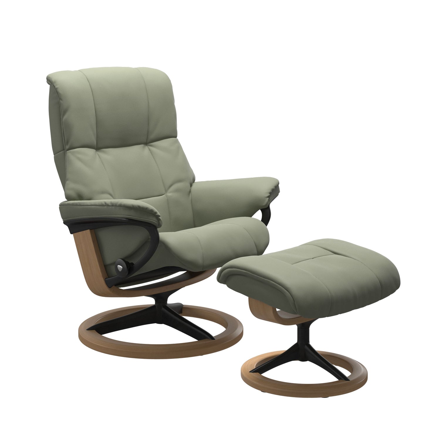 Mayfair Medium Leather Recliner - Signature Base