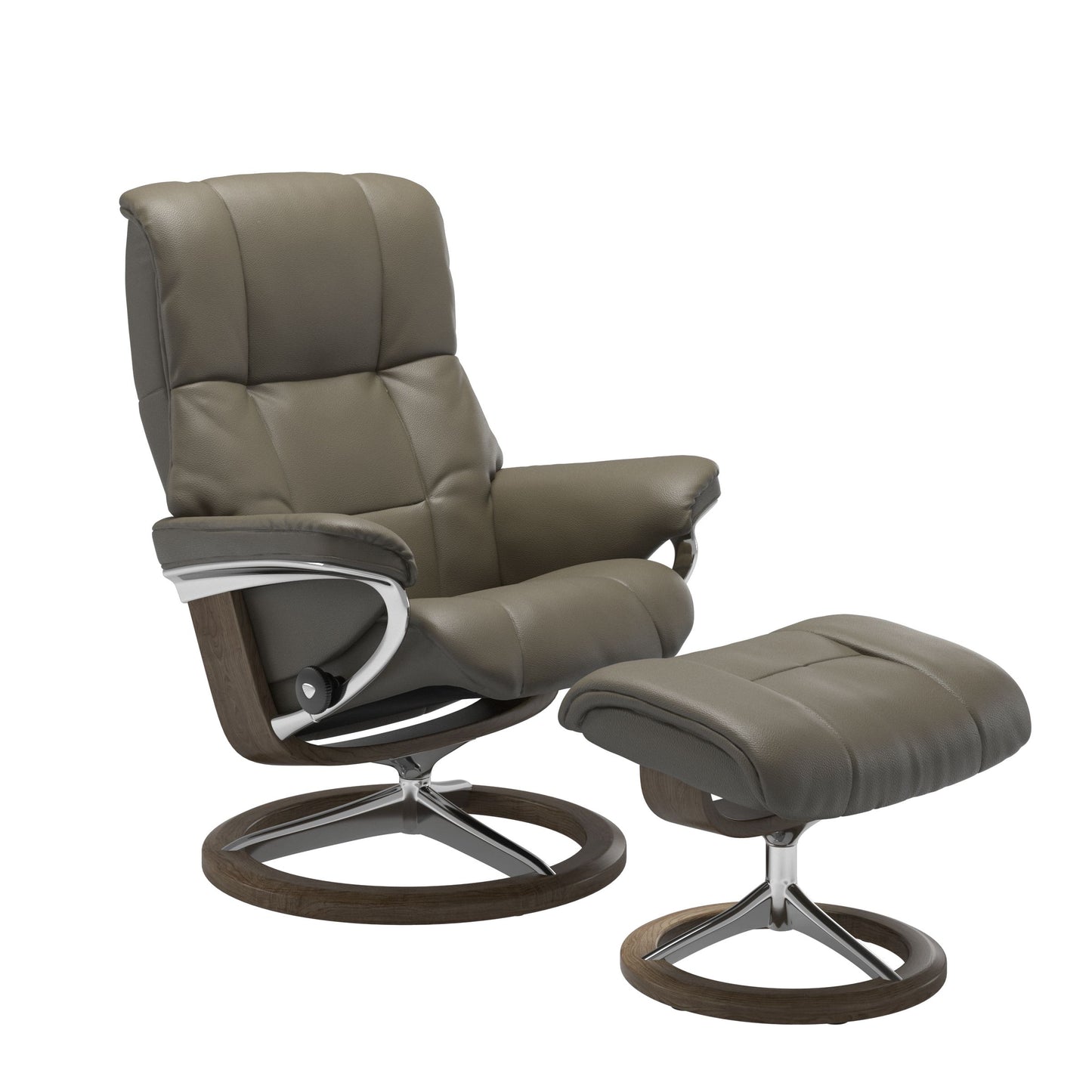 Mayfair Medium Leather Recliner - Signature Base