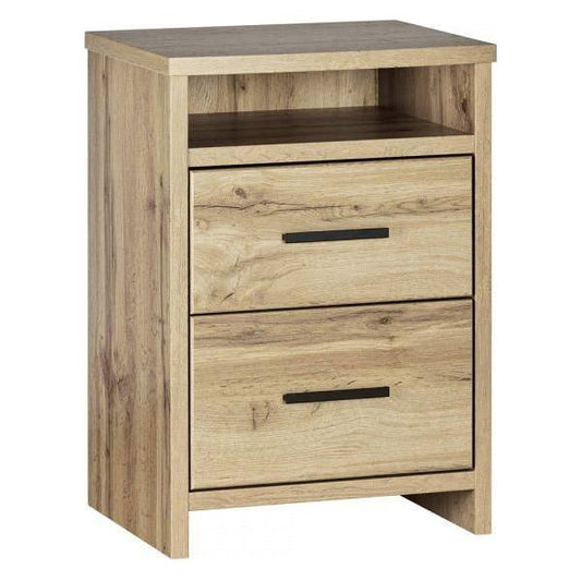 Nova 2-Drawer Tall Bedside