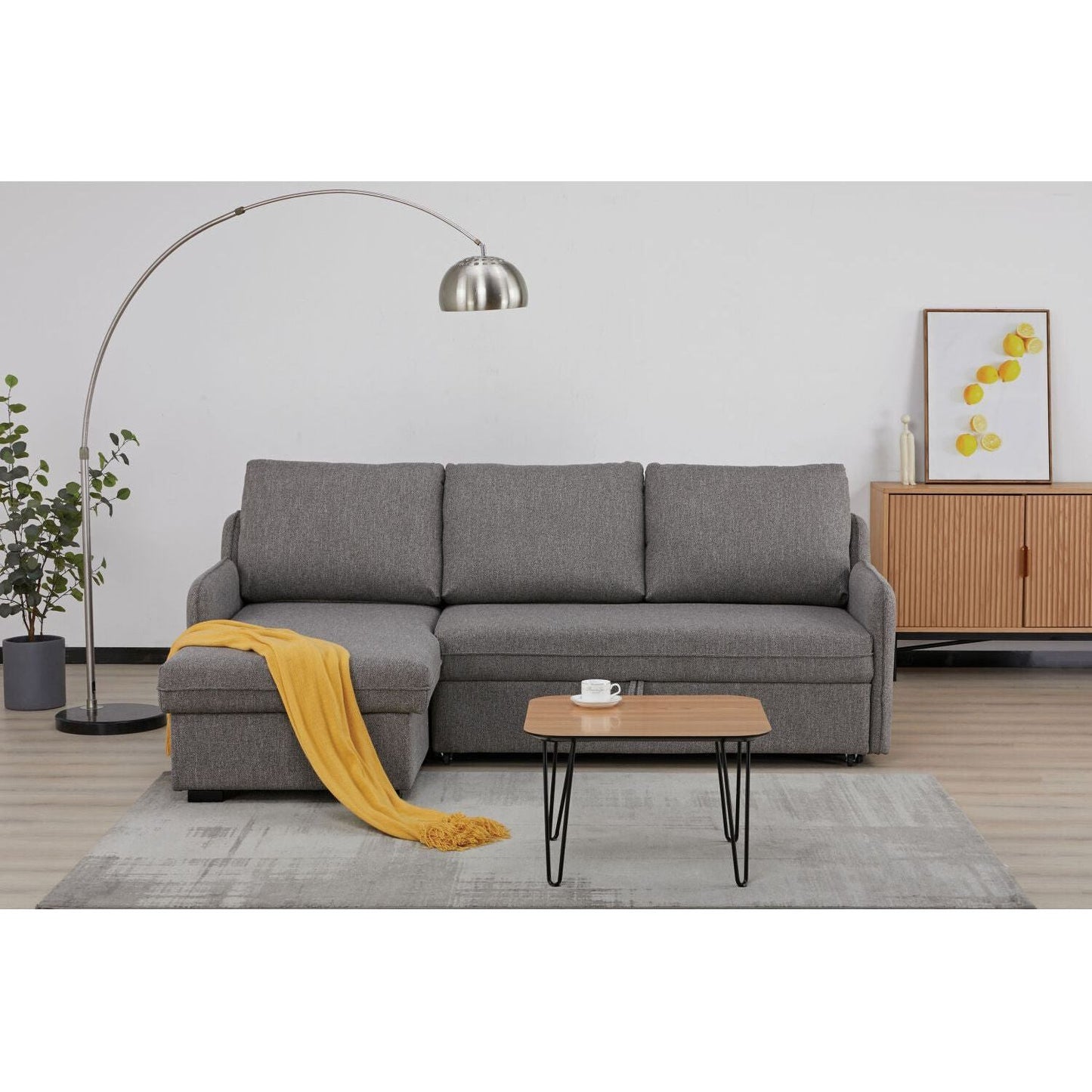 Napier Sofa Bed with Storage Chaise