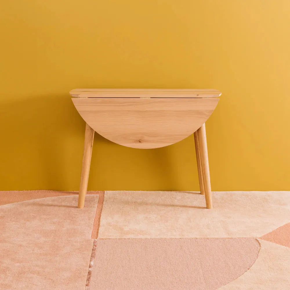 Nordik Round Dropleaf Dining Table
